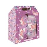 LUNCH BOX PP 800ML & WATER CANTEEN STAINLESS STEEL  500ML SET MUST TEAM BUTTERFLIES