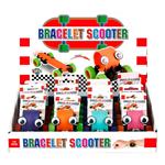SLAP WRISTBAND SCOOTER 15,3X6,5CM 4COL LUNA