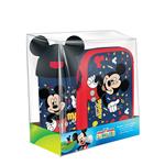 LUNCH BOX PP 800ML & WATER CANTEEN PP 500ML SET MICKEY