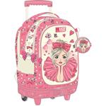 Σχολική Τσάντα Τρόλεϊ Δημοτικού Must Team Pretty Girl 3 Θήκες