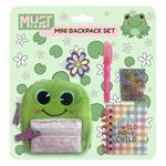 STATIONERY MINI BACKPACK SET 6PCS MUST TEAM FROG