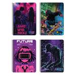 ΤΕΤΡΑΔΙΟ ΣΠΙΡΑΛ 17Χ25ΕΚ 3Θ 90Φ MUST TEAM ROCK