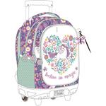 ΤΣΑΝΤΑ ΤΡΟΛΛΕΥ MUST TEAM 34Χ20Χ44EK 3ΘΗΚΕΣ ΜΩΒ ΜΟΝΟΚΕΡΟΣ