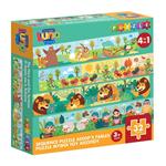 Puzzle Create The History Aesop Fables Luna Toys 32Pcs 48x6cm.