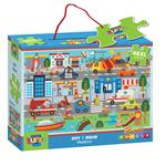 Floor Puzzle City Luna Toys 48Pcs 90x60cm.