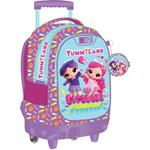 Σχολική Τσάντα Τρόλεϊ Δημοτικού Yummiland Must Team 3 Θήκες