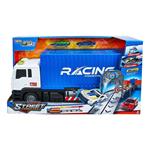 CONTAINER TRUCK LAUNCH WITH 2 ALLOY CARS WITH SOUND & LIGHT 42X13,3X23CM LUNA