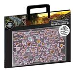 STICKERS REATTACHED SET 24X25CM JURASSIC