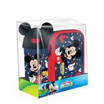 LUNCH BOX PP 800ML & WATER CANTEEN PP 500ML SET MICKEY