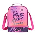 Lunch Bag Insulated Must Team Yummy Heart Print 2 Compartments