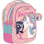 ΤΣΑΝΤΑ ΠΛΑΤΗΣ MUST TEAM 32Χ18Χ43ΕΚ 3ΘΗΚΕΣ GIRL & UNICORN
