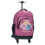 Σχολική Τσάντα Τρόλεϊ Δημοτικού Disney Stitch & Angel Must Team Ροζ 3 Θήκες