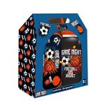 LUNCH BOX PP 800ML & WATER CANTEEN STAINLESS STEEL  500ML SET MUST TEAM GAME NIGHT