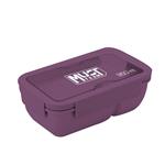 Lunch Box Must Team 950ml PP Plastic with fork and spoon in 4 Colors