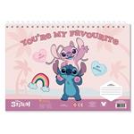 PAINTING BLOCK 23X33CM 40SH  STICKERS-STENCIL-2 COLORING PG  2DESIGNS LILO & STITCH 2