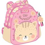 BACKPACK MUST TEAM 27X10X31CM 2CASES LITTLE KITTEN PAWSITIVE