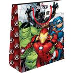 PAPER GIFT BAG 26X32X12CM AVENGERS