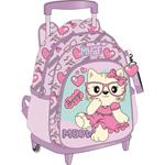 TROLLEY BAG MUST TEAM 27X10X31CM 2CASES CAT GLASSES