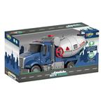 MIXER TRUCK FRICTION 36X11X19CM WITH SOUND AND LIGHT LUNA