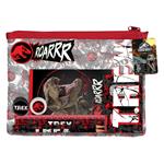 STATIONERY SET IN PVC BAG JURASSIC