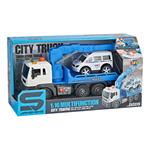 TOW CRANE TRUCK FRICTION 1:16 33X13,5X17,5CM WITH SOUND & LIGHT LUNA
