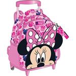 BACKPACK TROLLEY 27X10X31CM 2CASES MINNIE