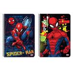 SPIRAL NOTEBOOK 17X25 2SUBS 60SH SPIDERMAN  2DESIGNS.