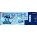 PENCIL CASE WITH MAGNETIC 26X9X3,2CM STITCH BLUE