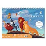 PAINTING BLOCK LION KING 23X33 40SH  STICKERS-STENCIL-2 COLORING PG  2DESIGNS.