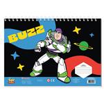 PAINTING BLOCK 23X33CM 40SH  STICKERS-STENCIL-2 COLORING PG  2DESIGNS TOY STORY