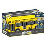 Bus 1:14 Friction Luna Toys with sound and light 30x13x16,5cm.
