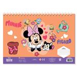 PAINTING BLOCK 23X33CM 40SH  STICKERS-STENCIL-2 COLORING PG  2DESIGNS MINNIE