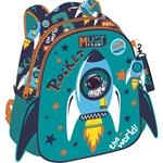 BACKPACK MUST TEAM 27X10X31CM 2 CASES ROCKET THE WORLD