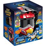 PARKING LOT HELMET RED WITH 2 METALLIC CARS WITH LIGHT AND SOUND 25X20X28CM LUNA