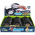 LAUNCH WHEEL WITH 1 METALLIC VEHICLE 11X11X5CM LUNA