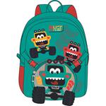 BACKPACK MUST TEAM 28X14X33CM 1CASE WITH DETACHABLE WAIST AND SHOULDER BAG TRUCKS