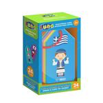 Luna Toys Toys Educational Cards The Flags and Countries of the World 24 Pcs