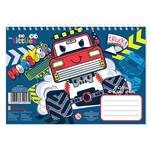 PAINTING BLOCK 17X24CM 2PREPAINTED SHEETS 40SH 4DESIGN THE LITTLIES