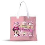 SHOPPING BAG 39X32X11CM & COSMETIC BAG SET HELLO GREECE ΜΙΝΝΙΕ