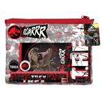 STATIONERY SET IN PVC BAG JURASSIC