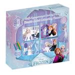 COLORING PUZZLE 4 IN 1 WITH COLORING PENCILS FROZEN
