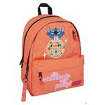 Σχολική Τσάντα Πλάτης Δημοτικού Disney Stitch Must Team Πορτοκάλι με Ροζ 2 Κεντρικές Θήκες