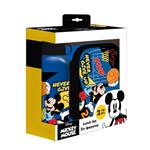 LUNCH BOX-ALUMINIUM WATER BOTTLE SET  MICKEY