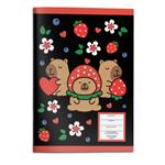 STICHED NOTEBOOK 17X25CM  MUST TEAM CAPYBARA 40SH 2DESIGNS