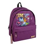 Σχολική Τσάντα Πλάτης Δημοτικού Disney Stitch Must Team Βιολετί με Κίτρινο 2 Κεντρικές Θήκες