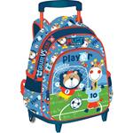 TROLLEY BAG MUST TEAM 2CASES 27Χ10Χ31 SOCCER PLAYER ANIMALS