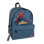 Σχολική Τσάντα Πλάτης Δημοτικού Spider-Man Must Team Μπλε με Φούξια 2 Κεντρικές Θήκες