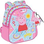 BACKPACK 27X10X31CM 2CASES PEPPA PIG