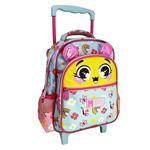 School Trolley Backpack Kindergarten Must Team Cute Flower 2 Cases