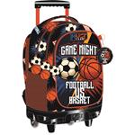 ΤΣΑΝΤΑ ΤΡΟΛΛΕΥ MUST TEAM 34Χ20Χ44EK 3ΘΗΚΕΣ ΠΟΔΟΣΦΑΙΡΟ VS ΜΠΑΣΚΕΤ